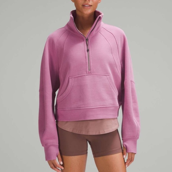 lululemon athletica Tops - Lululemon Scuba Oversized Funnel Neck Half Zip xl/xxl